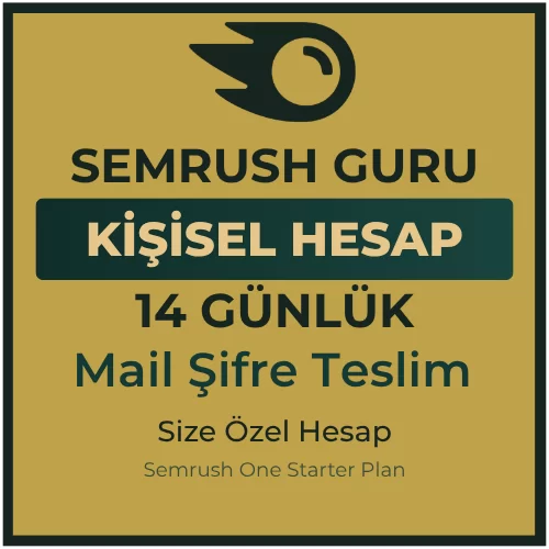 ✨Semrush Guru 14 Günlük Kişisel Hesap✨